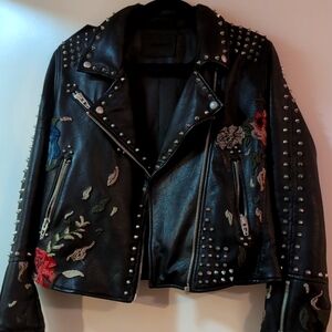 Blanka  studded embroidered jacket